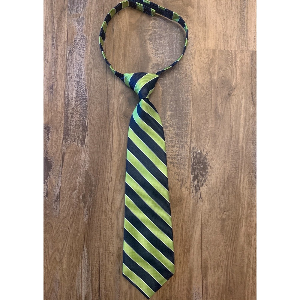 NWT Gymboree Navy Chartreuse Striped Tie Size 6 + Holiday Dress Photos